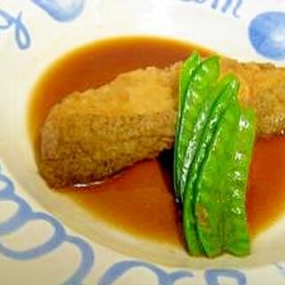 カレイの揚げ煮♪